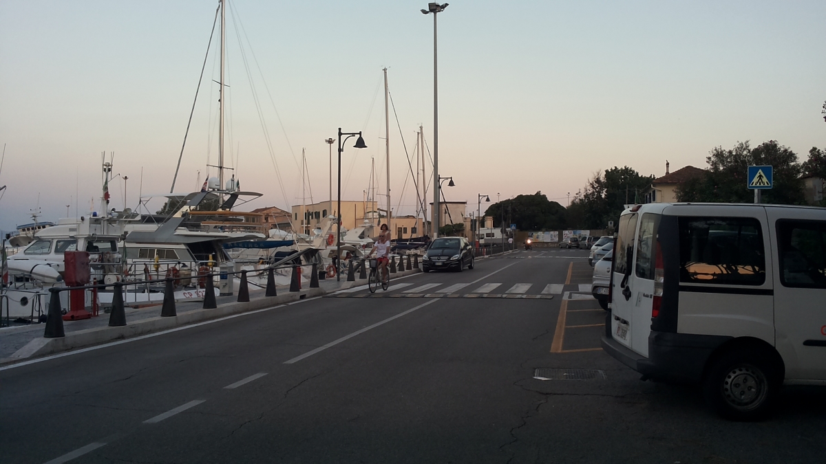 La zona portuale di Terracina