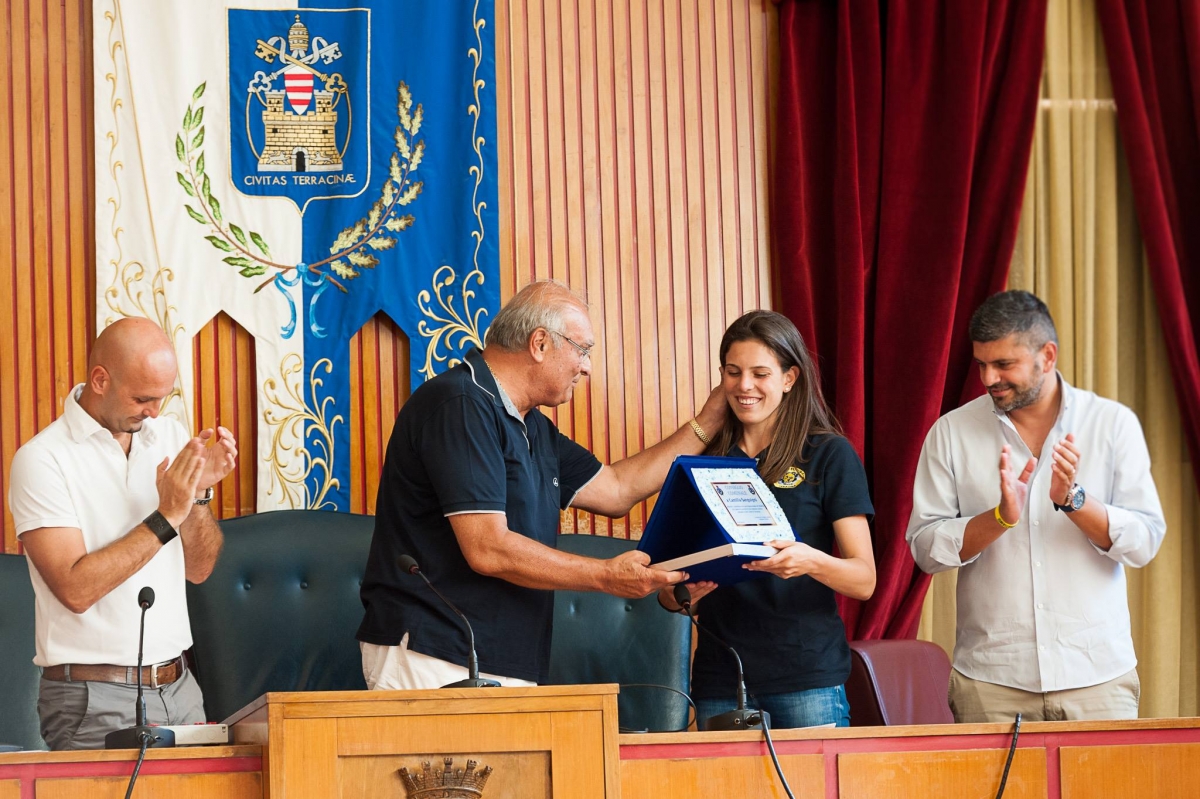 Alcuni momenti della cerimonia in Comune